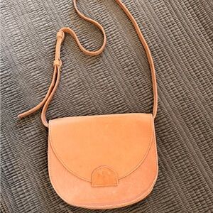 Able Leather Crossbody Bag in Tan